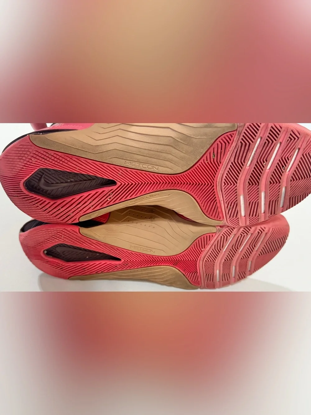 Nike Metcon 8 AMP Coral Chalk Camo CrossFit Training Shoes Size 8.5